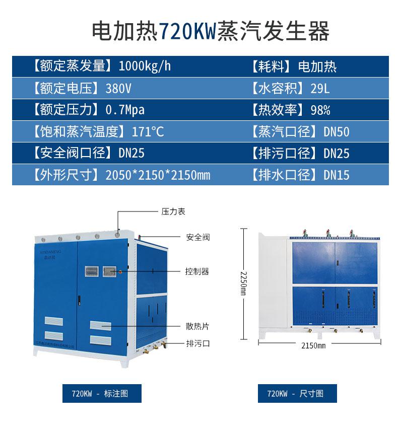 鑫达能720kw<a href='//m.lezeet.com/dianre' target='_blank'><u>电加热蒸汽发生器</u></a>